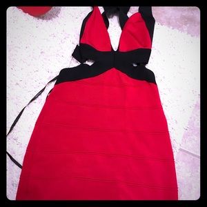Bebe strap dress